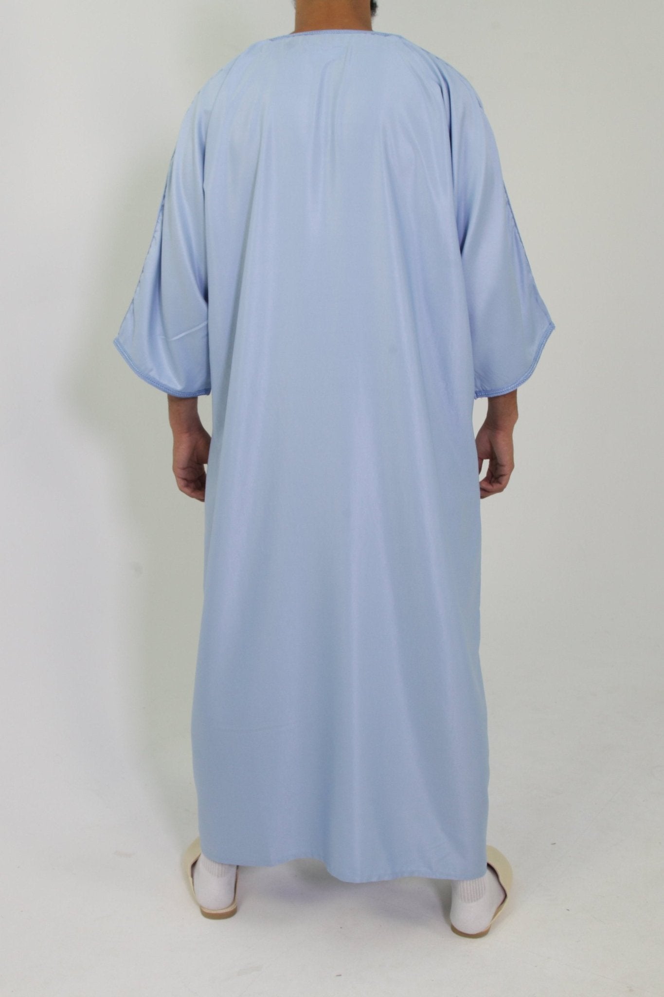 Djellaba Royale - Baby Blauw - TheDjellaba - TheDjellaba - Djellaba - Kaftan - Jalabiya - Thobe - Qamis - Dishdasha - Kurta - Abaya - Robe - Tunic - Burnous