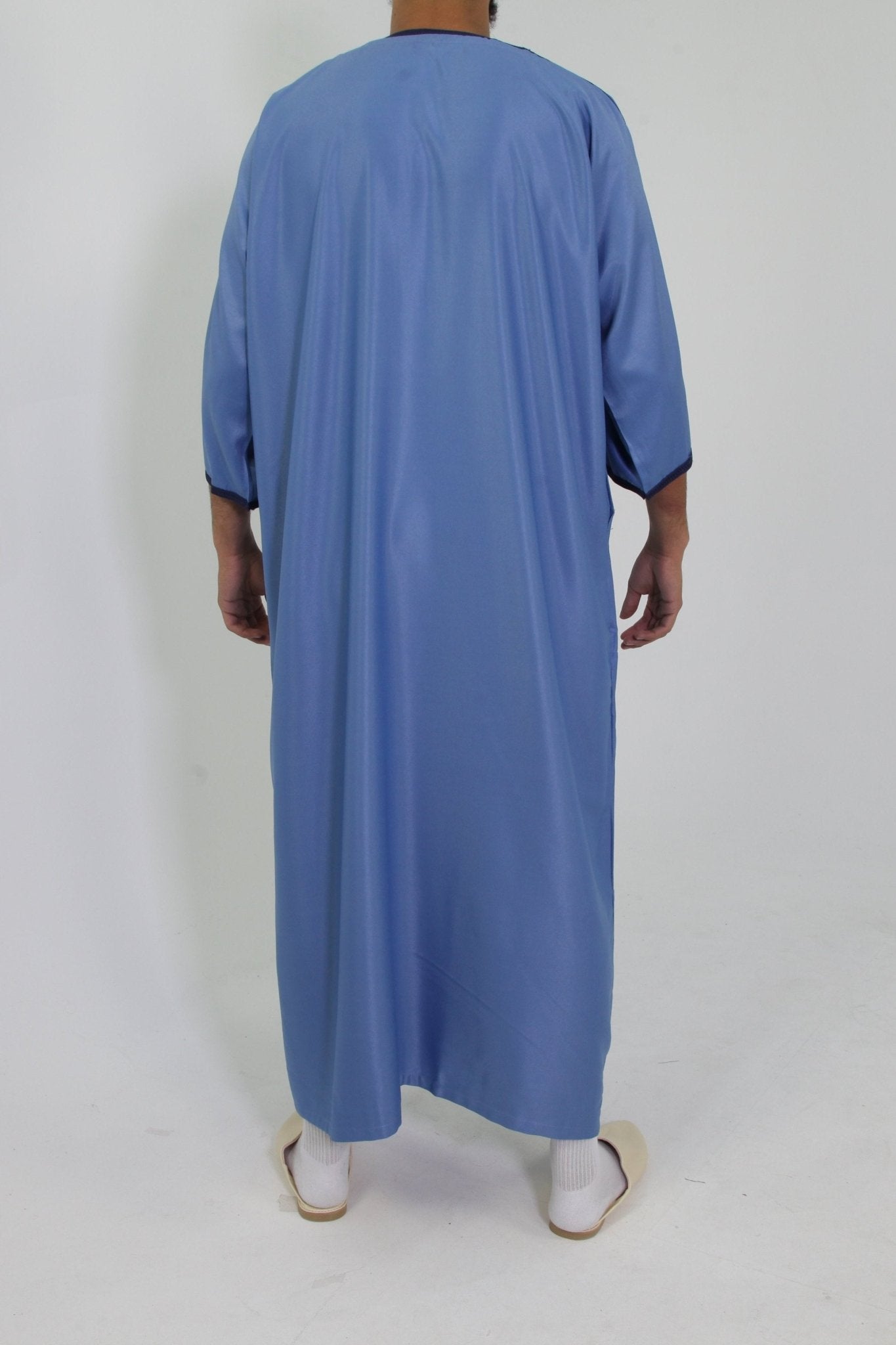 Djellaba Royale - Blauw - TheDjellaba - TheDjellaba - Djellaba - Kaftan - Jalabiya - Thobe - Qamis - Dishdasha - Kurta - Abaya - Robe - Tunic - Burnous