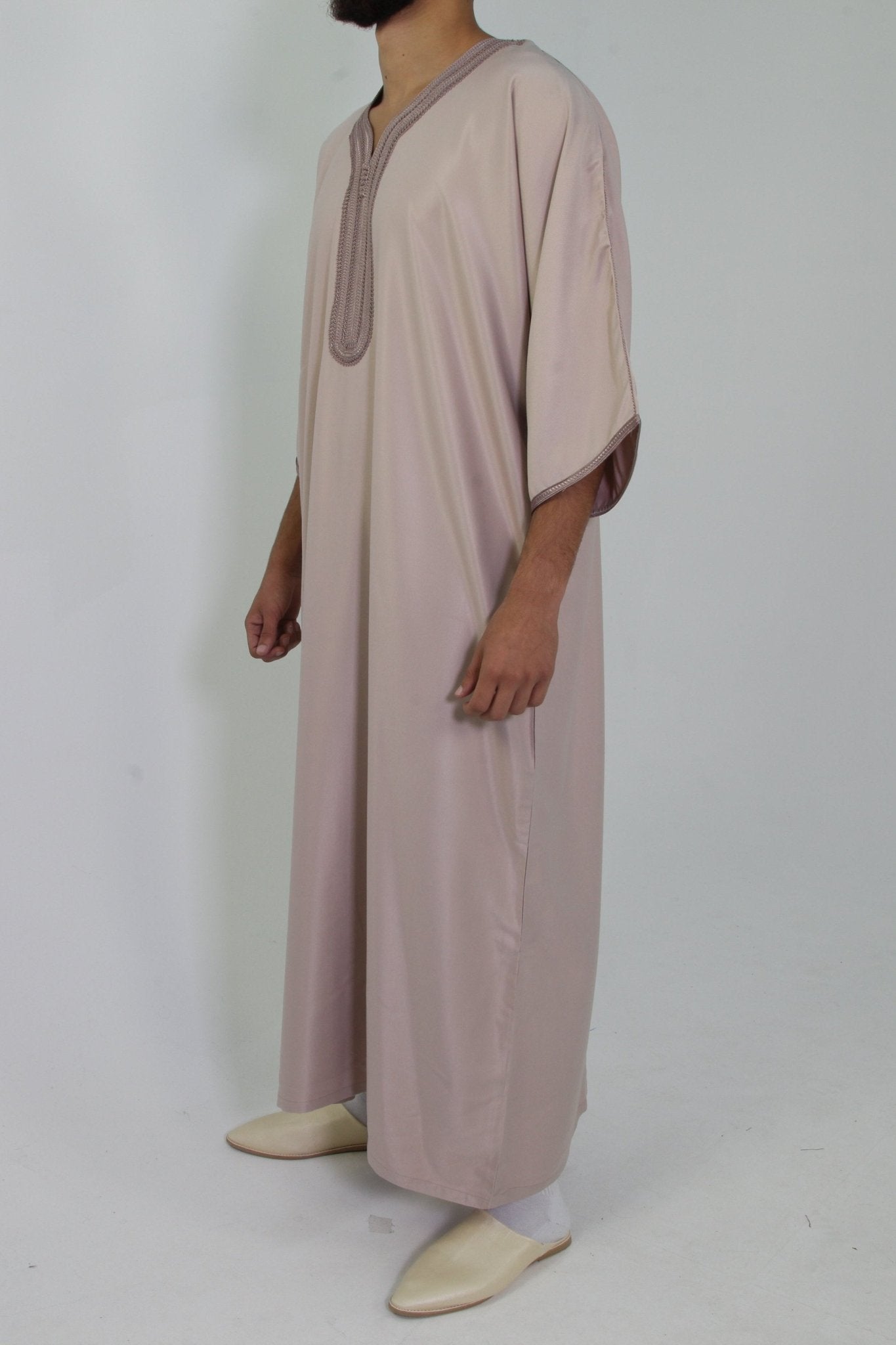 Djellaba Royale - Licht Bruin - TheDjellaba - TheDjellaba - Djellaba - Kaftan - Jalabiya - Thobe - Qamis - Dishdasha - Kurta - Abaya - Robe - Tunic - Burnous