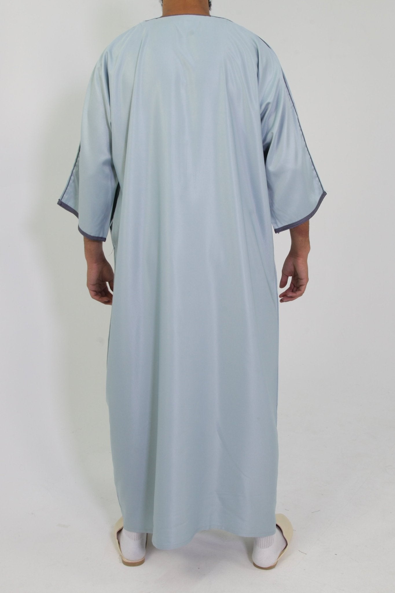 Djellaba Royale - Lichtblauw - TheDjellaba - TheDjellaba - Djellaba - Kaftan - Jalabiya - Thobe - Qamis - Dishdasha - Kurta - Abaya - Robe - Tunic - Burnous