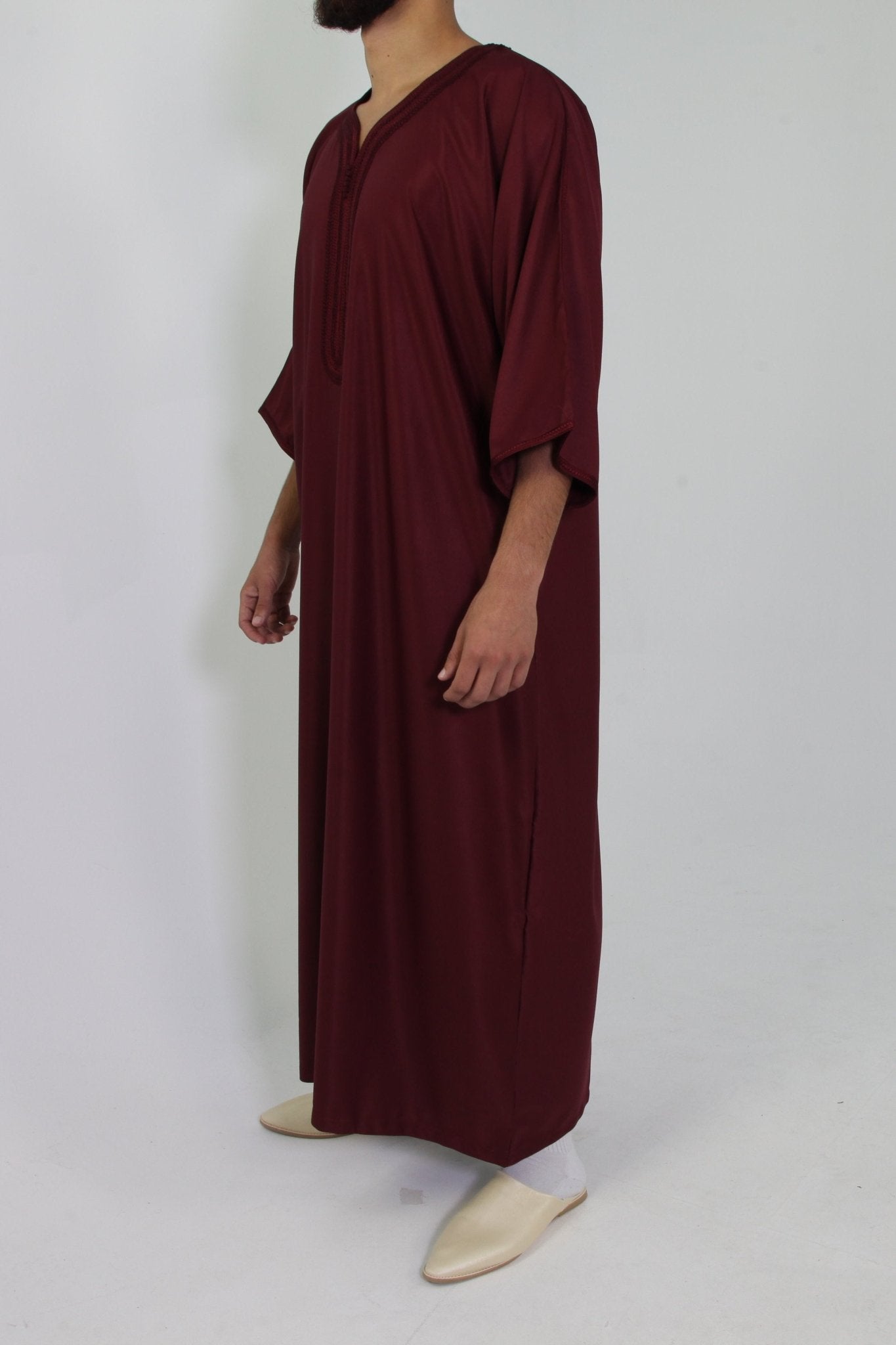 Djellaba Royale - Rood - TheDjellaba - TheDjellaba - Djellaba - Kaftan - Jalabiya - Thobe - Qamis - Dishdasha - Kurta - Abaya - Robe - Tunic - Burnous