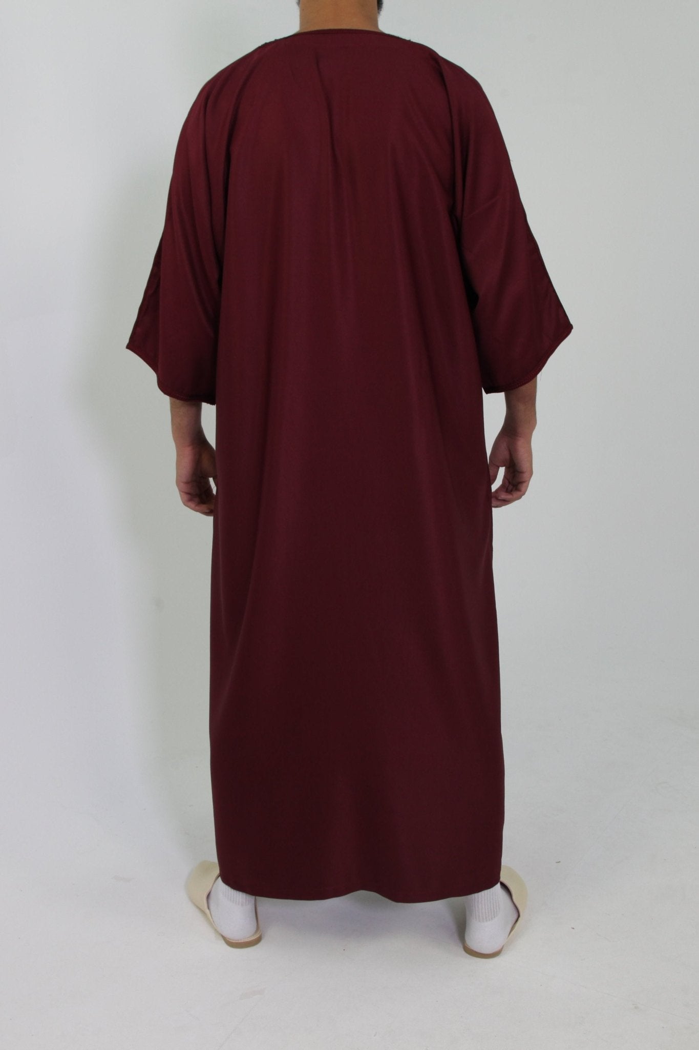 Djellaba Royale - Rood - TheDjellaba - TheDjellaba - Djellaba - Kaftan - Jalabiya - Thobe - Qamis - Dishdasha - Kurta - Abaya - Robe - Tunic - Burnous